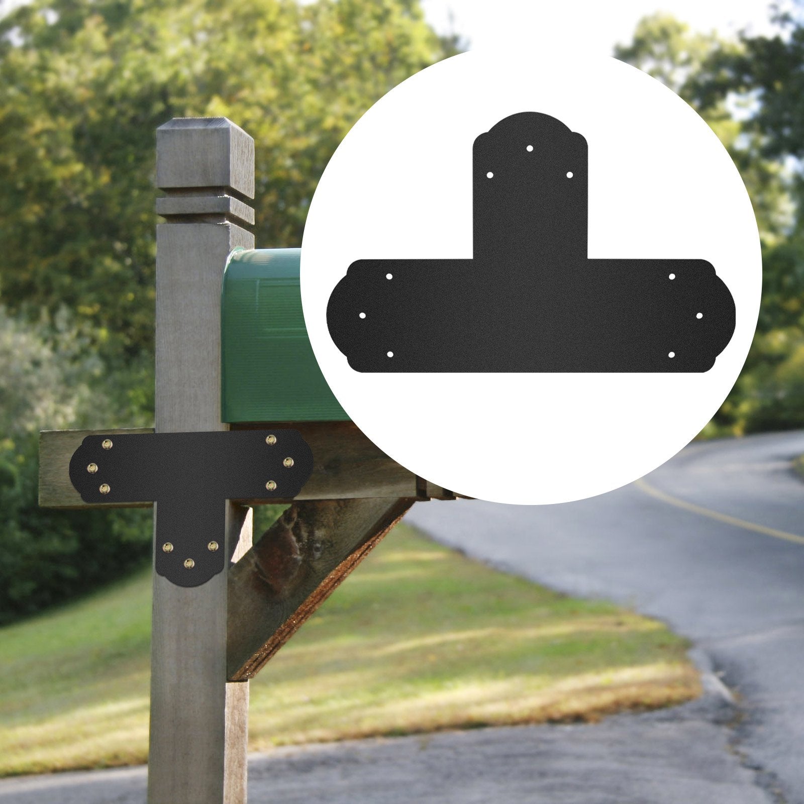 Beds & Bed Frames: VEVOR Black T Mending Plate T-shape 8 PCs 6" Flat Connector Post to Beam Bracket