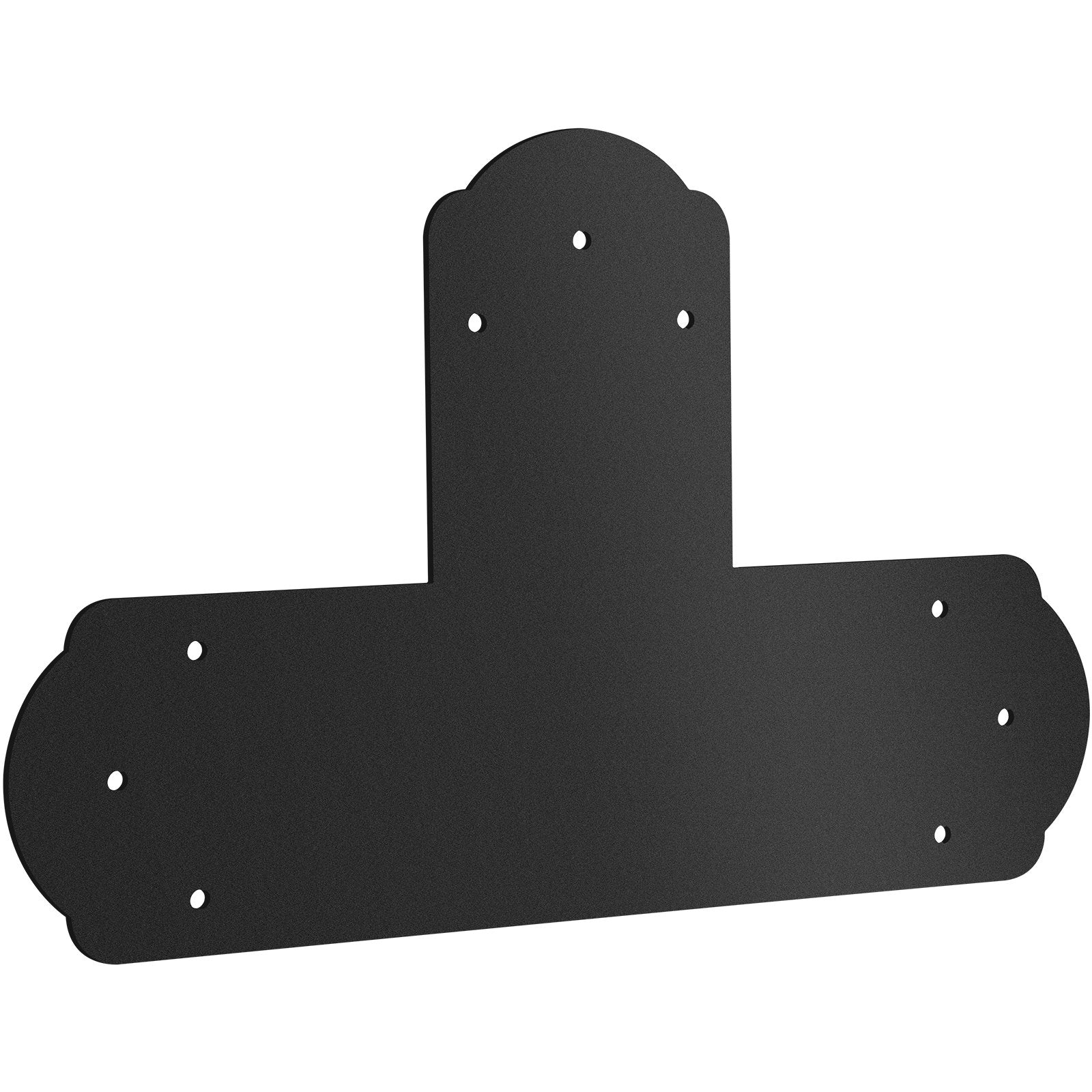 Beds & Bed Frames: VEVOR Black T Mending Plate T-shape 8 PCs 6" Flat Connector Post to Beam Bracket