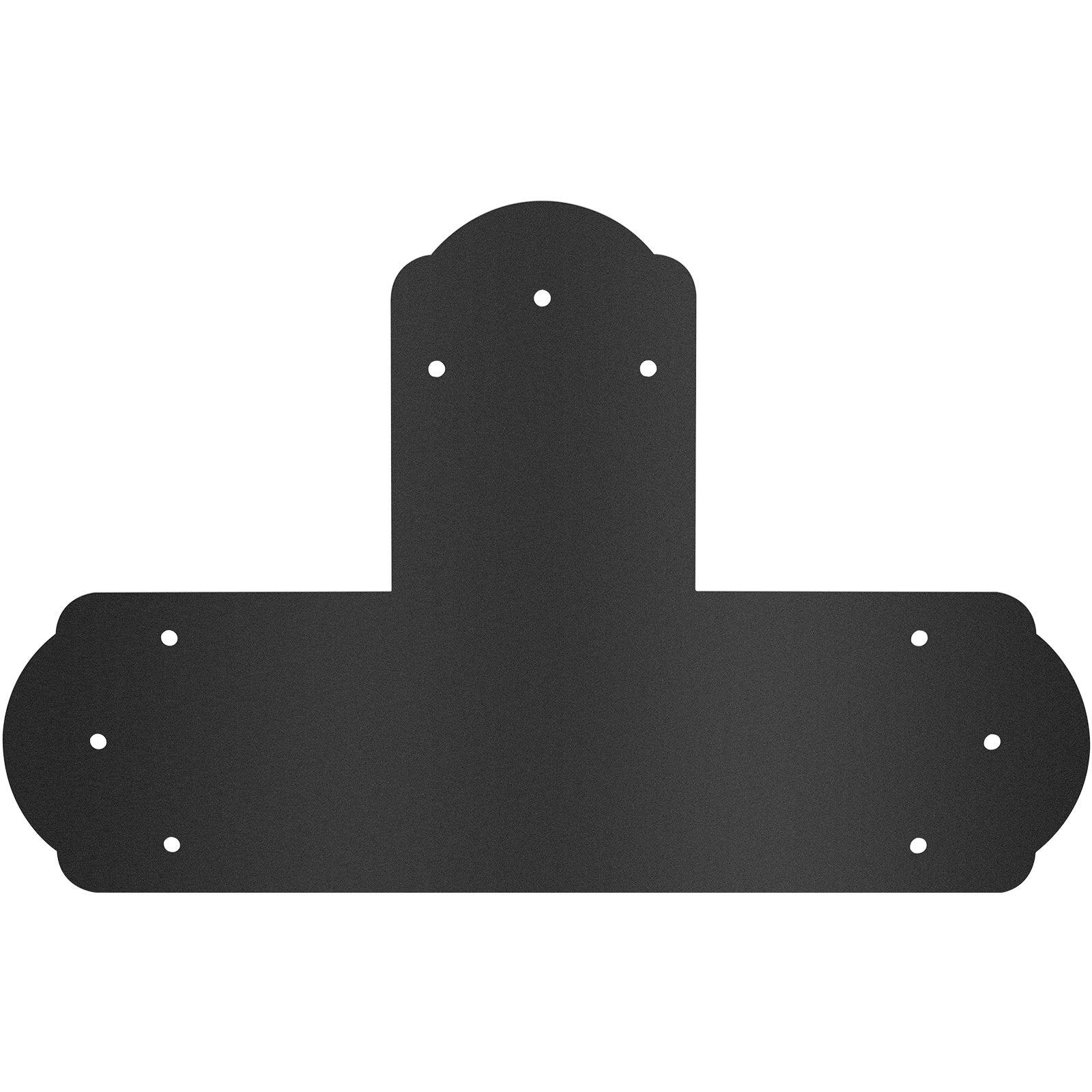 Beds & Bed Frames: VEVOR Black T Mending Plate T-shape 8 PCs 6" Flat Connector Post to Beam Bracket
