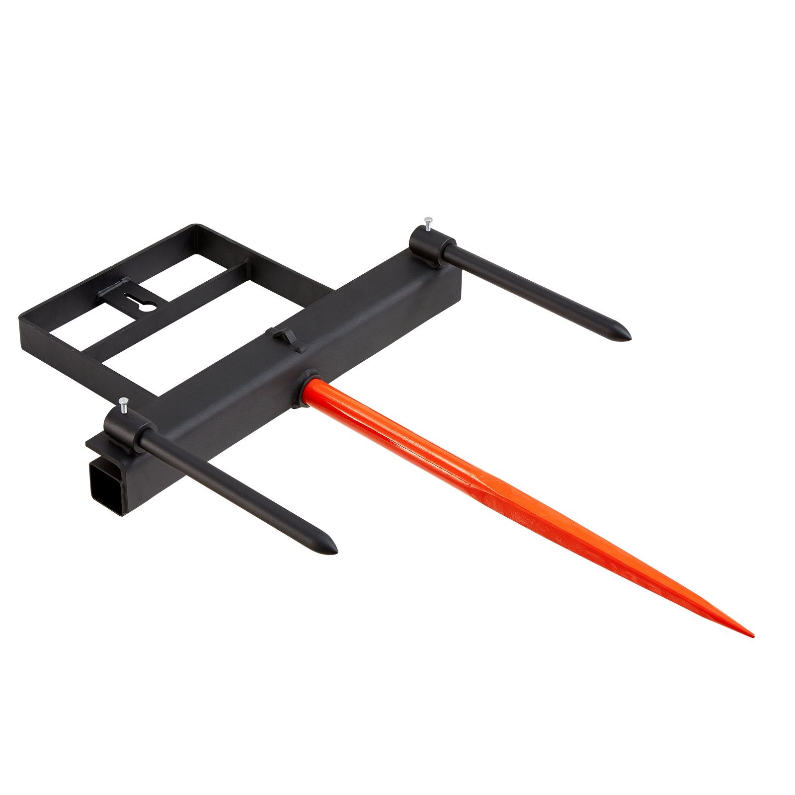 Spreaders & Wheelbarrows: VEVOR 39" Hay Spear, Bale Spears 726kg Loading Capacity, Skid Steer Loader Tractor Bucket Attachment with 2pcs 17.5" Stabilizer Spears and 60" Chain, Quick Attach Spike Forks