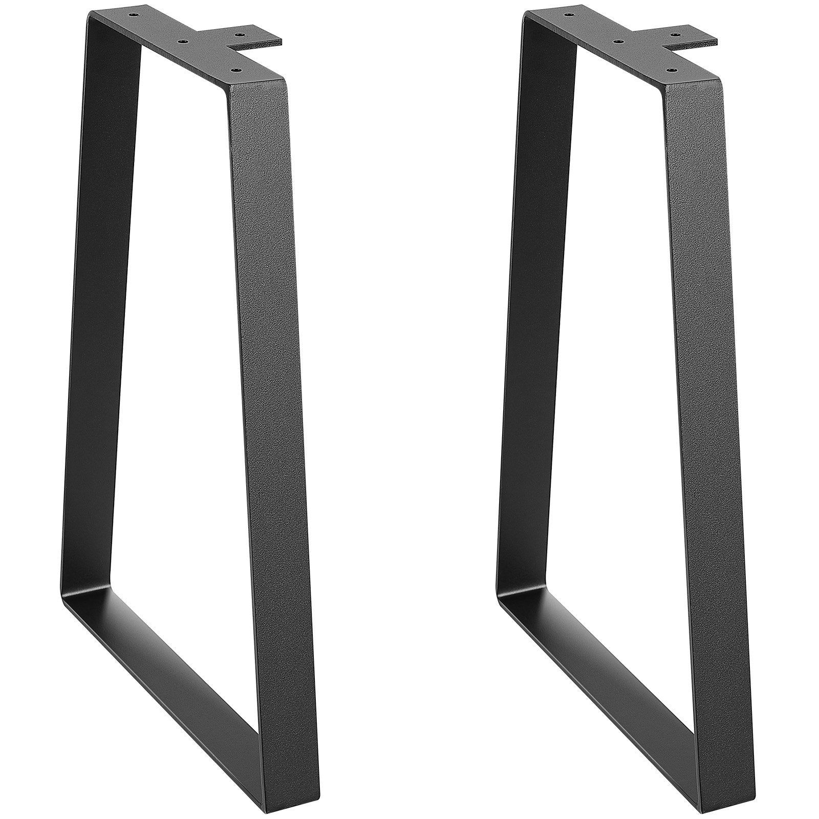 Table Tops & Bases: VEVOR 406.4MM Trapezoid Steel Table Legs, Replacement Furniture Legs Set of 2 for DIY Coffee Tables, Modern Desks, Bench, Night Stands, Sofa, Max Load 181.4KG Heavy Duty, Quick Instalation Legs Black