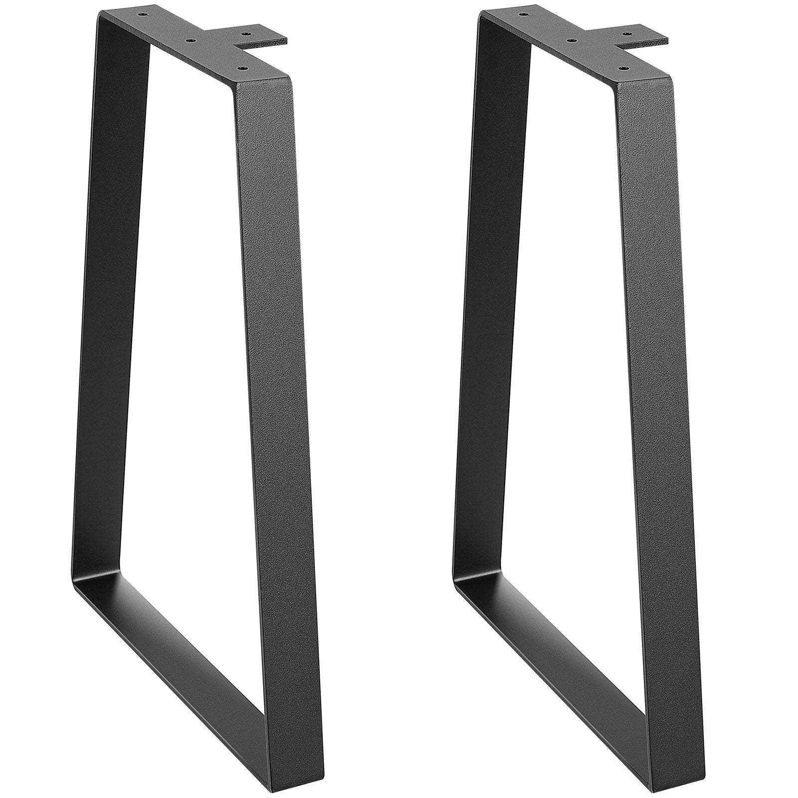 Table Tops & Bases: VEVOR 406.4MM Trapezoid Steel Table Legs, Replacement Furniture Legs Set of 2 for DIY Coffee Tables, Modern Desks, Bench, Night Stands, Sofa, Max Load 181.4KG Heavy Duty, Quick Instalation Legs Black