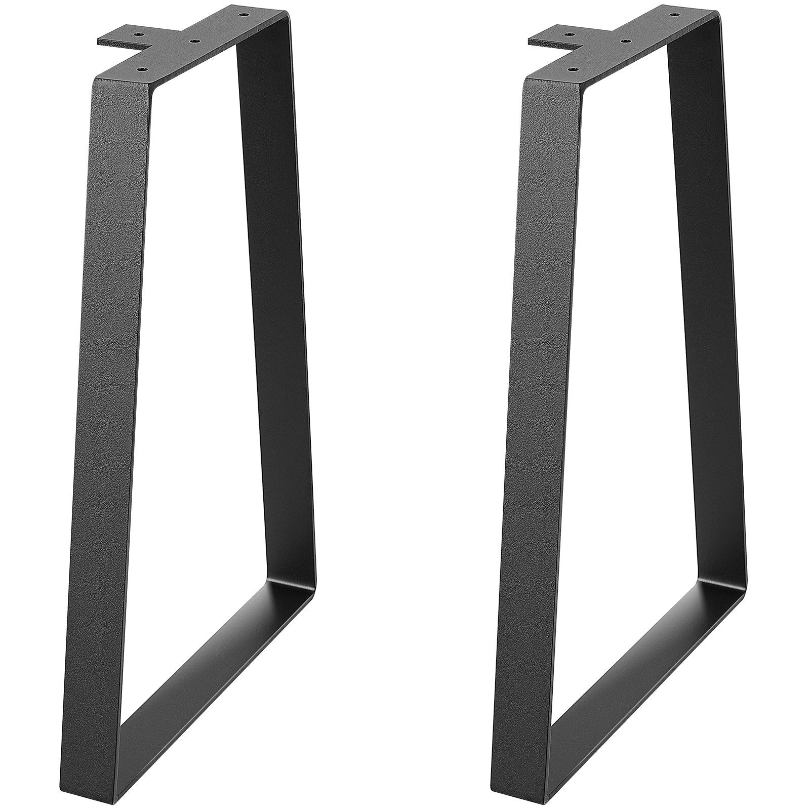Table Tops & Bases: VEVOR 406.4MM Trapezoid Steel Table Legs, Replacement Furniture Legs Set of 2 for DIY Coffee Tables, Modern Desks, Bench, Night Stands, Sofa, Max Load 181.4KG Heavy Duty, Quick Instalation Legs Black