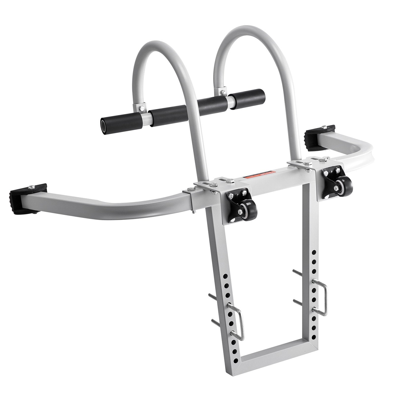 Dog Steps & Ramps: VEVOR Ladder Stabilizer, 2 in 1 Extension Wall Ladder Standoff Hook, Roof Ridge Ladder Accessories Both Horizontally and Vertically, Heavy-duty Steel Rubber Grip T-Bar, Quick Access to Steep Roofs