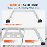Spas & Accessories: VEVOR Ladder Stabilizer, Adjustable Feet Extension Ladder Standoff, Heavy Duty Wall Ladder Accessories for Roof Gutter, Easy to Use & Wide Adaptability & Anti-slip Rubber Feet, 330 lbs Weight Rating