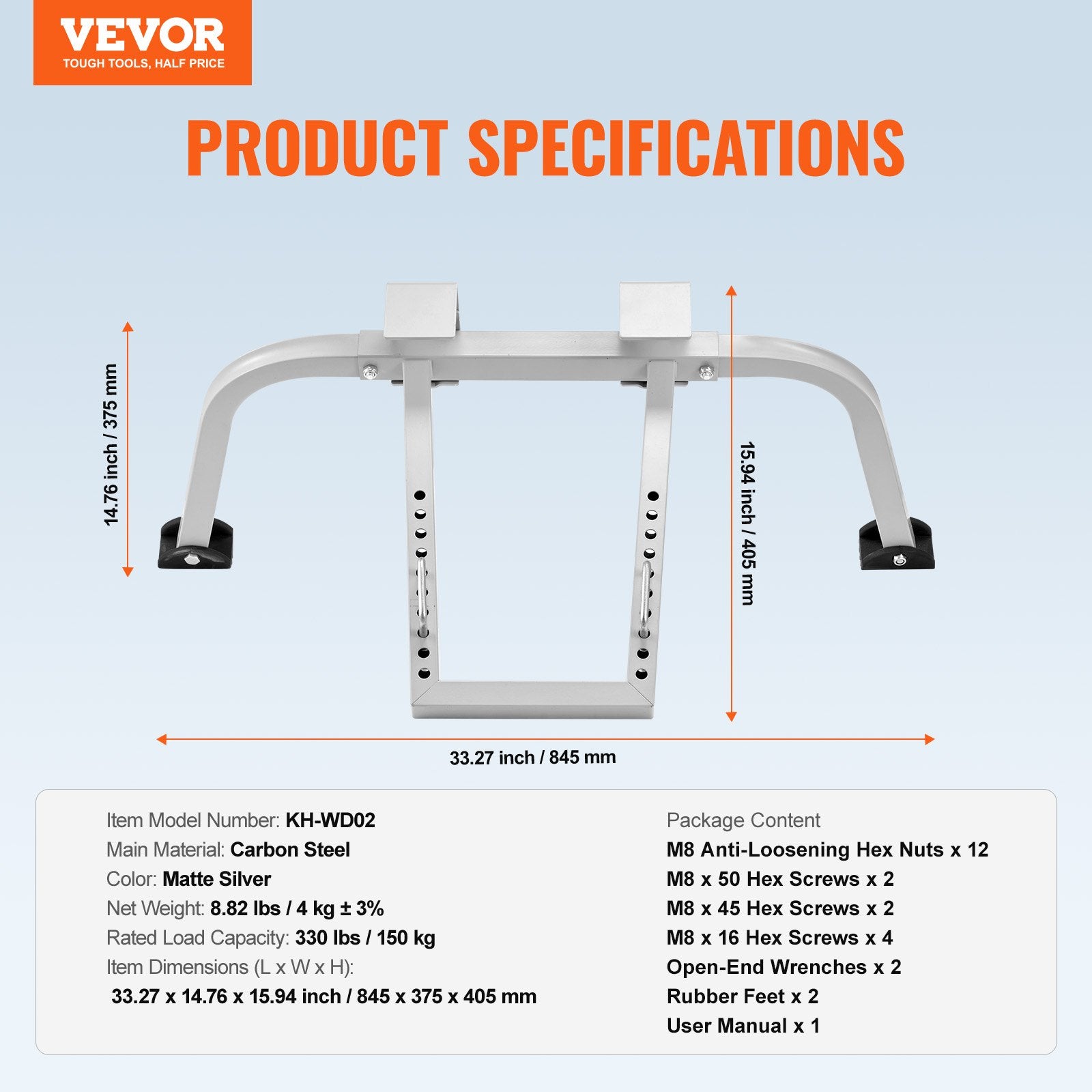 Automotive Repair & Speciality Tools: VEVOR Ladder Stabilizer with Wing Span Heavy Duty Steel Roof Hook Stabilizer