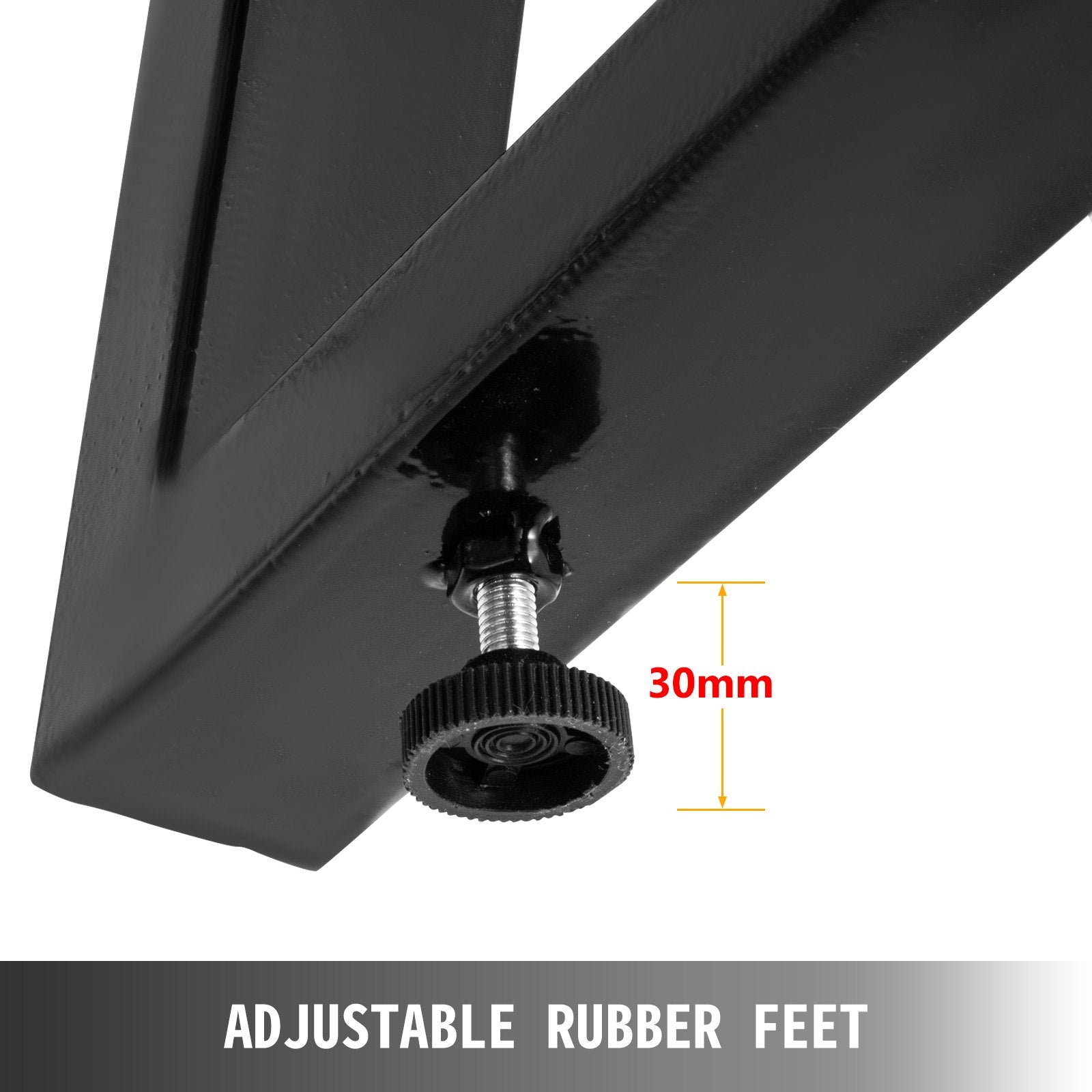 Table Tops & Bases: VEVOR Metal Table Legs Set of 2 Dining Table Legs Black Desk Legs, 28 Height 20 Width Heavy Duty Bench Legs Zig Zag Style Coffee Table Legs Base Modern DIY Steel Table Legs