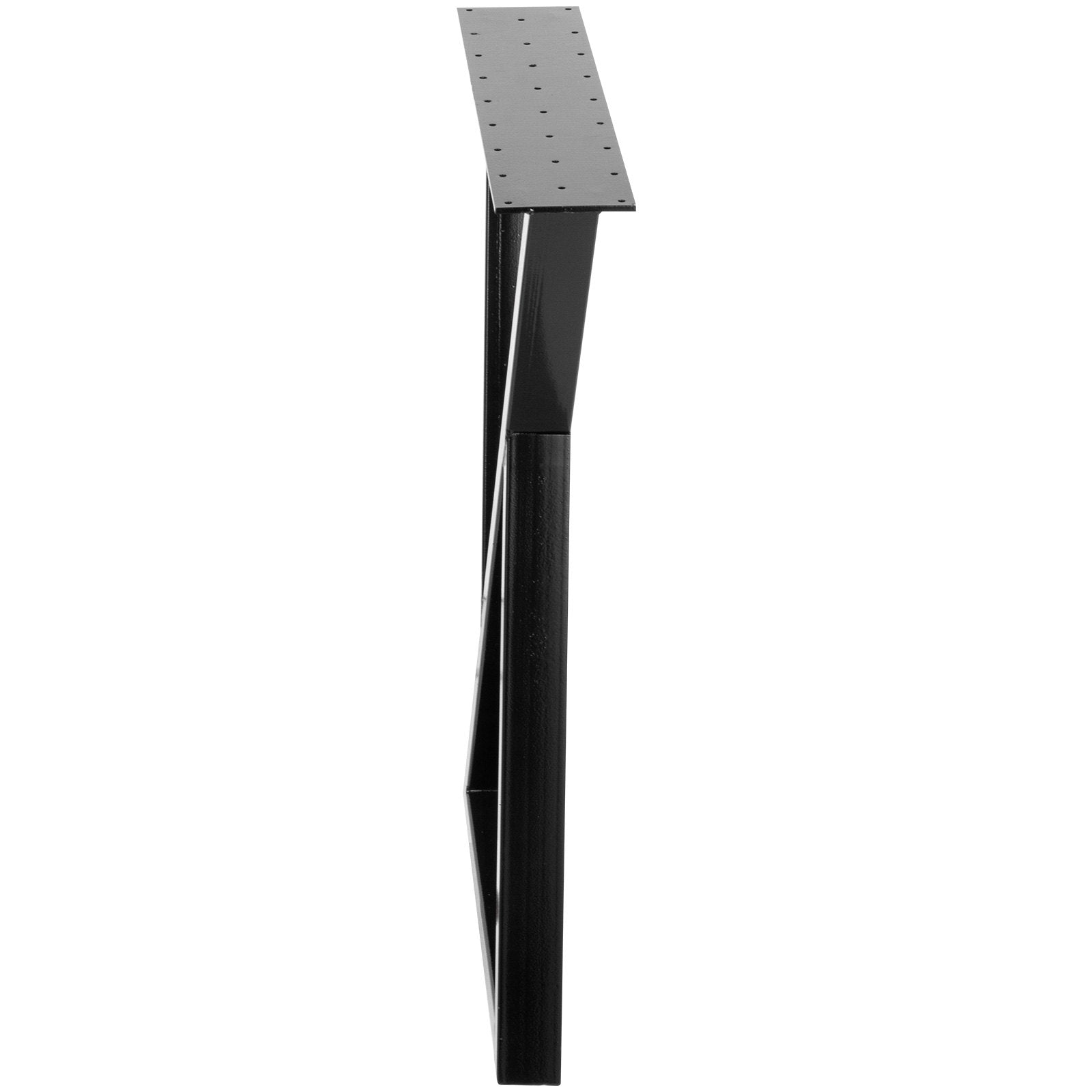 Table Tops & Bases: VEVOR Metal Table Legs Set of 2 Dining Table Legs Black Desk Legs, 28 Height 20 Width Heavy Duty Bench Legs Zig Zag Style Coffee Table Legs Base Modern DIY Steel Table Legs