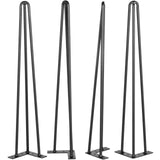 Table Tops & Bases: VEVOR Hairpin Table Legs 16 inch, Set of 4 DIY Desk Table Legs 3 Rods Heavy Duty