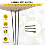 Table Tops & Bases: VEVOR Hairpin Table Legs 28 inch, Set of 4 DIY Desk Table Legs 3 Rods Heavy Duty