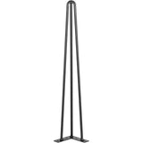 Table Tops & Bases: VEVOR Hairpin Table Legs 30 inch Black Set of 4 Desk Legs Each 220lbs Capacity Hairpin Desk Legs 3 Rods for Bench Desk Dining End Table Chairs Carbon Steel DIY Table Legs Heavy Duty Furniture Legs