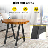 Table Tops & Bases: VEVOR Metal Table Legs 28 x 17.7 inch A-Shaped Desk Legs Set of 2 Heavy Duty Bench Legs with Polyurethane Coating, Furniture Legs with Floor Protectors, Wrought Iron Coffee Table Legs for Home DIY Bla