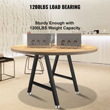 Table Tops & Bases: VEVOR Metal Table Legs 28 x 17.7 inch A-Shaped Desk Legs Set of 2 Heavy Duty Bench Legs with Polyurethane Coating, Furniture Legs with Floor Protectors, Wrought Iron Coffee Table Legs for Home DIY Bla