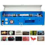 Irons & Ironing Systems: VEVOR 40W Co2 Laser 12"" x 8"" USB Port Laser Engraving Machine Air Exhaust Fan Laser Cutter High Precise Stepping Motor (40W CO2 Laser)