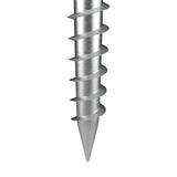 Outdoor Power Equipment: VEVOR No Dig Ground Anchor, 1 Pack 10 x 7 x 70 cm DIY Screw in Post Stake, Includes 6 Lag Bolts & a Rebar, U-Shape Heavy Duty Steel Post Holder, Great for Mailbox Posts and Fence Posts