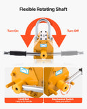 Automotive Lifts & Hoists: VEVOR Permanent Magnetic Lifter, 600 kg Pulling Capacity, Heavy Duty N42 Neodymium Lifting Magnet with Release Handle and Steel Hook, Used in Shop Crane and Hoist, for Lifting Plate Steel, Board
