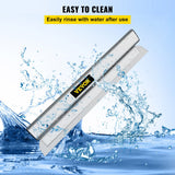 Putty Knives, Scrapers & Chisels: VEVOR Skimming Blade,40 inch Smoothing Knife, European Stainless Steel Construction Knife, Aluminum Blade Profile Smoothing Knockdown Spatula for Gyprock/Drywall/Wall-Board