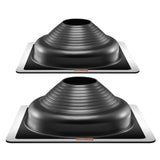 Automotive Repair & Speciality Tools: VEVOR 2 Pcs Metal Roof Pipe Flashing Boots Fit 170-355 mm Pipe High Temp EDPM