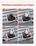 Automotive Repair & Speciality Tools: VEVOR 2 Pcs Metal Roof Pipe Flashing Boots Fit 170-355 mm Pipe High Temp EDPM