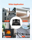 Automotive Repair & Speciality Tools: VEVOR 2 Pcs Metal Roof Pipe Flashing Boots Fit 170-355 mm Pipe High Temp EDPM