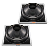 Automotive Repair & Speciality Tools: VEVOR 2 Pcs Metal Roof Pipe Flashing Boots Fit 170-355 mm Pipe High Temp EDPM