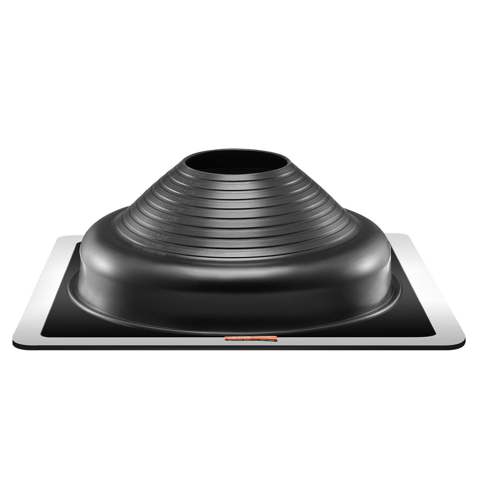 Automotive Repair & Speciality Tools: VEVOR 2 Pcs Metal Roof Pipe Flashing Boots Fit 170-355 mm Pipe High Temp EDPM