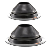 Automotive Repair & Speciality Tools: VEVOR 2 Pcs Metal Roof Pipe Flashing Boots Fit 150-280 mm Pipe High Temp EDPM