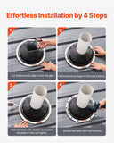 Automotive Repair & Speciality Tools: VEVOR 2 Pcs Metal Roof Pipe Flashing Boots Fit 150-280 mm Pipe High Temp EDPM