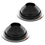 Automotive Repair & Speciality Tools: VEVOR 2 Pcs Metal Roof Pipe Flashing Boots Fit 150-280 mm Pipe High Temp EDPM