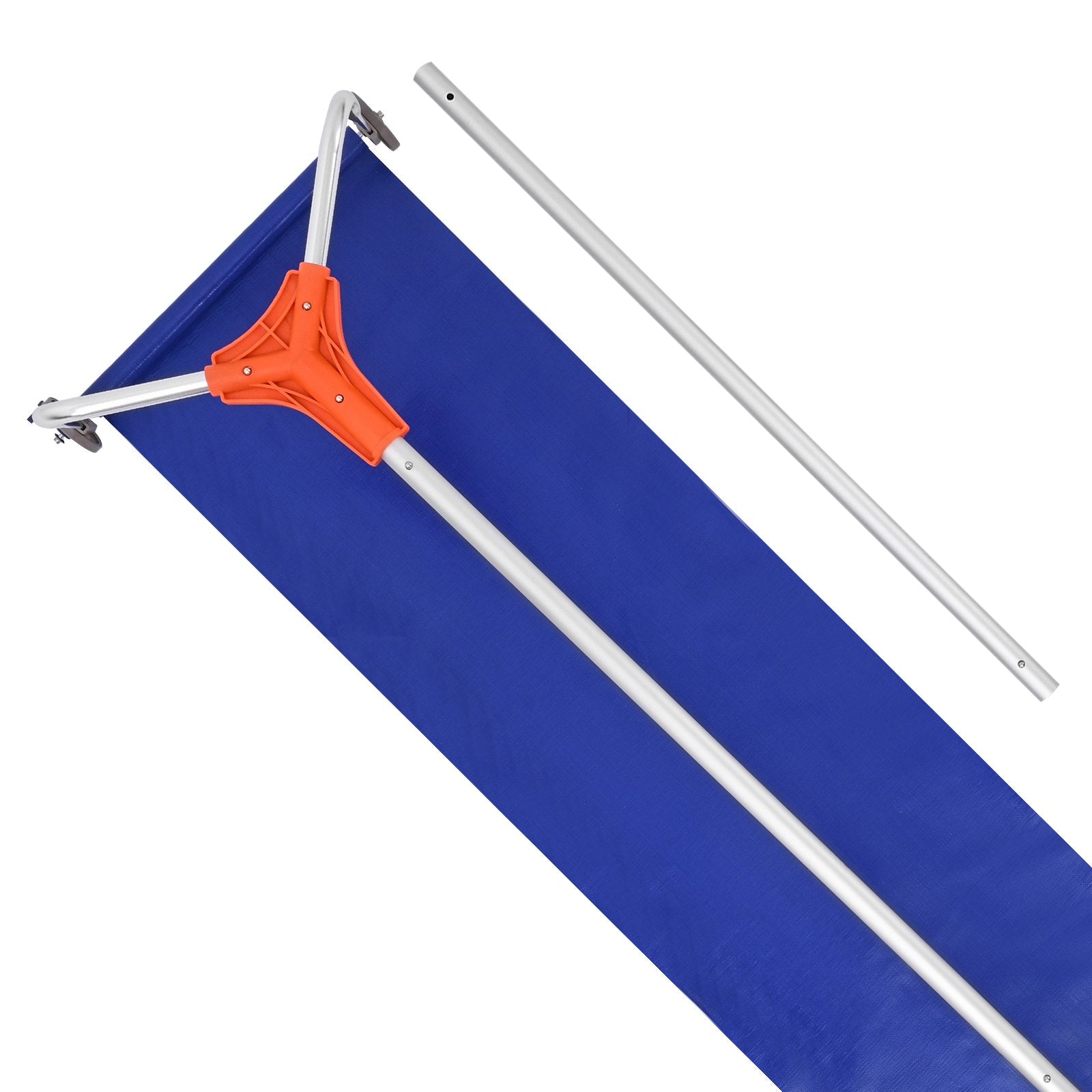 Spreaders & Wheelbarrows: VEVOR Snow Roof Rake, 27cm Aluminum Blade, 1.25-5.24 m Adjustable Roof Snow Scraper with Wheels & Slide, Lightweight Snows Removal Tool for House Rooftop Leaves Debris Clearing