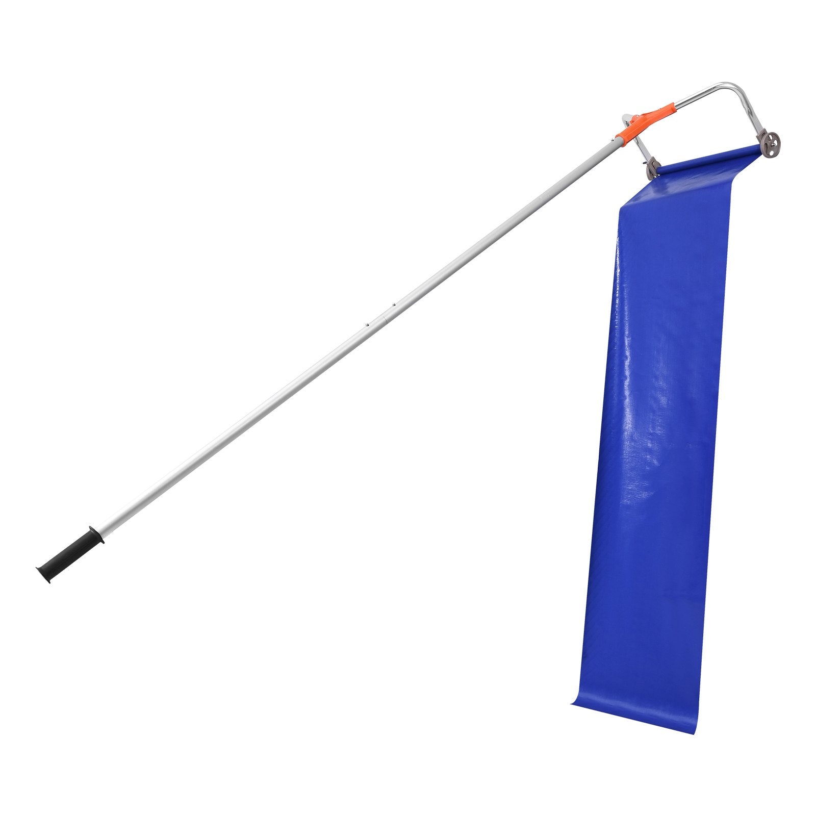 Spreaders & Wheelbarrows: VEVOR Snow Roof Rake, 27cm Aluminum Blade, 1.25-5.24 m Adjustable Roof Snow Scraper with Wheels & Slide, Lightweight Snows Removal Tool for House Rooftop Leaves Debris Clearing