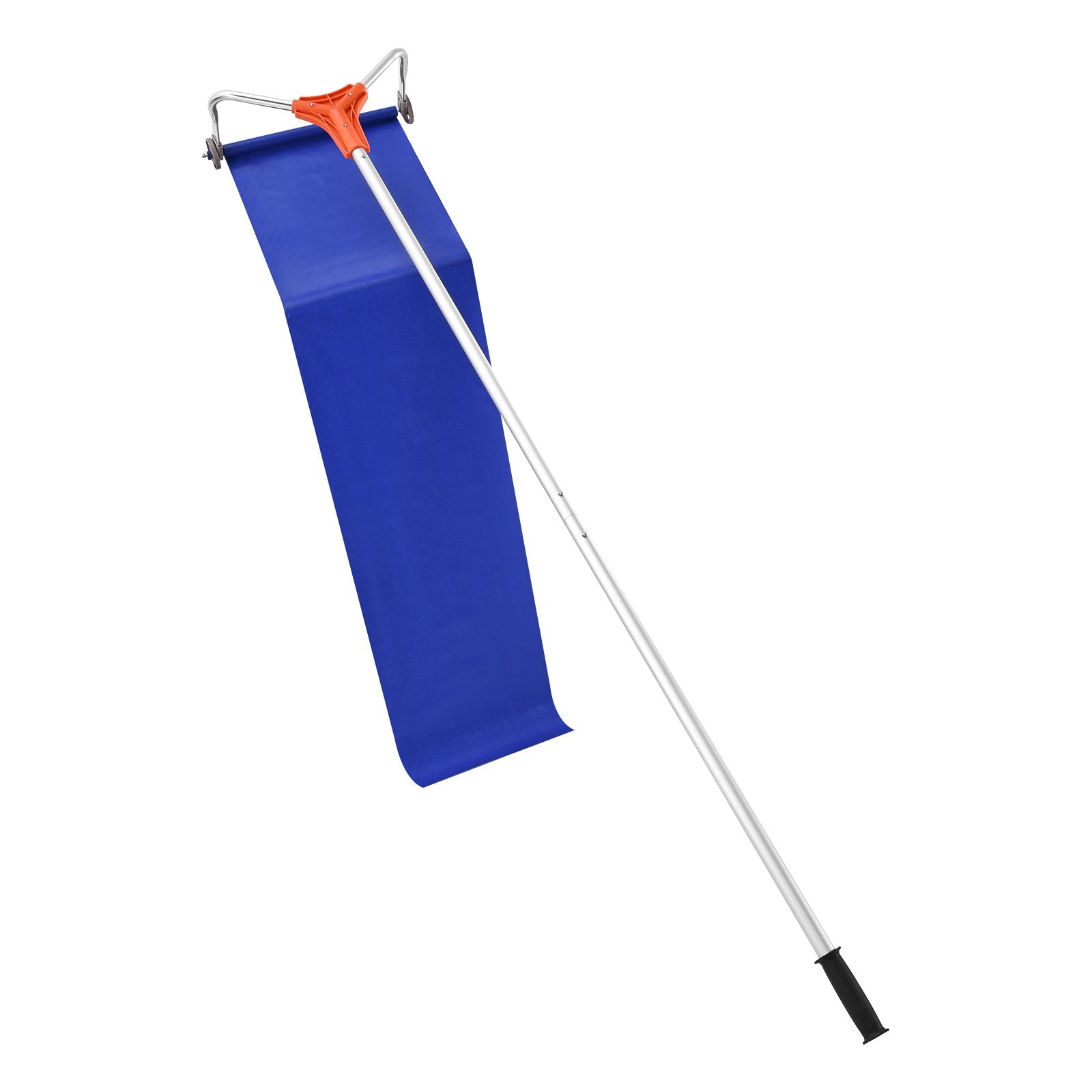 Spreaders & Wheelbarrows: VEVOR Snow Roof Rake, 27cm Aluminum Blade, 1.25-5.24 m Adjustable Roof Snow Scraper with Wheels & Slide, Lightweight Snows Removal Tool for House Rooftop Leaves Debris Clearing