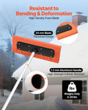 Spreaders & Wheelbarrows: VEVOR Snow Roof Rake, 45cm Foam Blade, 2.25-5.62 m Adjustable Roof Snow Scraper, Extension Tubes & Non-Slip Handle, Lightweight Snows Removal Tool for House Leaves Debris Clearing
