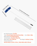 Spreaders & Wheelbarrows: VEVOR Snow Roof Rake, 60cm PP Plastic Blade, 1.18-5.55 m Adjustable Roof Snow Scraper with Wheels, Anti-Slip Handle Snows Removal Tool, Lightweight House Rooftop Rake for Leaves Debris Removal