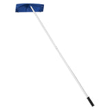 Spreaders & Wheelbarrows: VEVOR Snow Roof Rake, 60cm PP Plastic Blade, 1.18-5.55 m Adjustable Roof Snow Scraper with Wheels, Anti-Slip Handle Snows Removal Tool, Lightweight House Rooftop Rake for Leaves Debris Removal