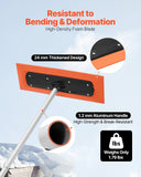 Automotive Decor: VEVOR Snow Roof Rake, 1.2m Long Reach Car Roof Snow Scraper, 45cm Foam Blade for No Scratches, Non-Slip Handle, Lightweight Snows Removal Tool for Vehicle Garage Rooftop Leaves Debris Clearing
