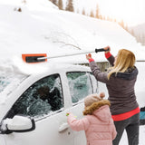 Automotive Decor: VEVOR Snow Roof Rake, 1.2m Long Reach Car Roof Snow Scraper, 45cm Foam Blade for No Scratches, Non-Slip Handle, Lightweight Snows Removal Tool for Vehicle Garage Rooftop Leaves Debris Clearing