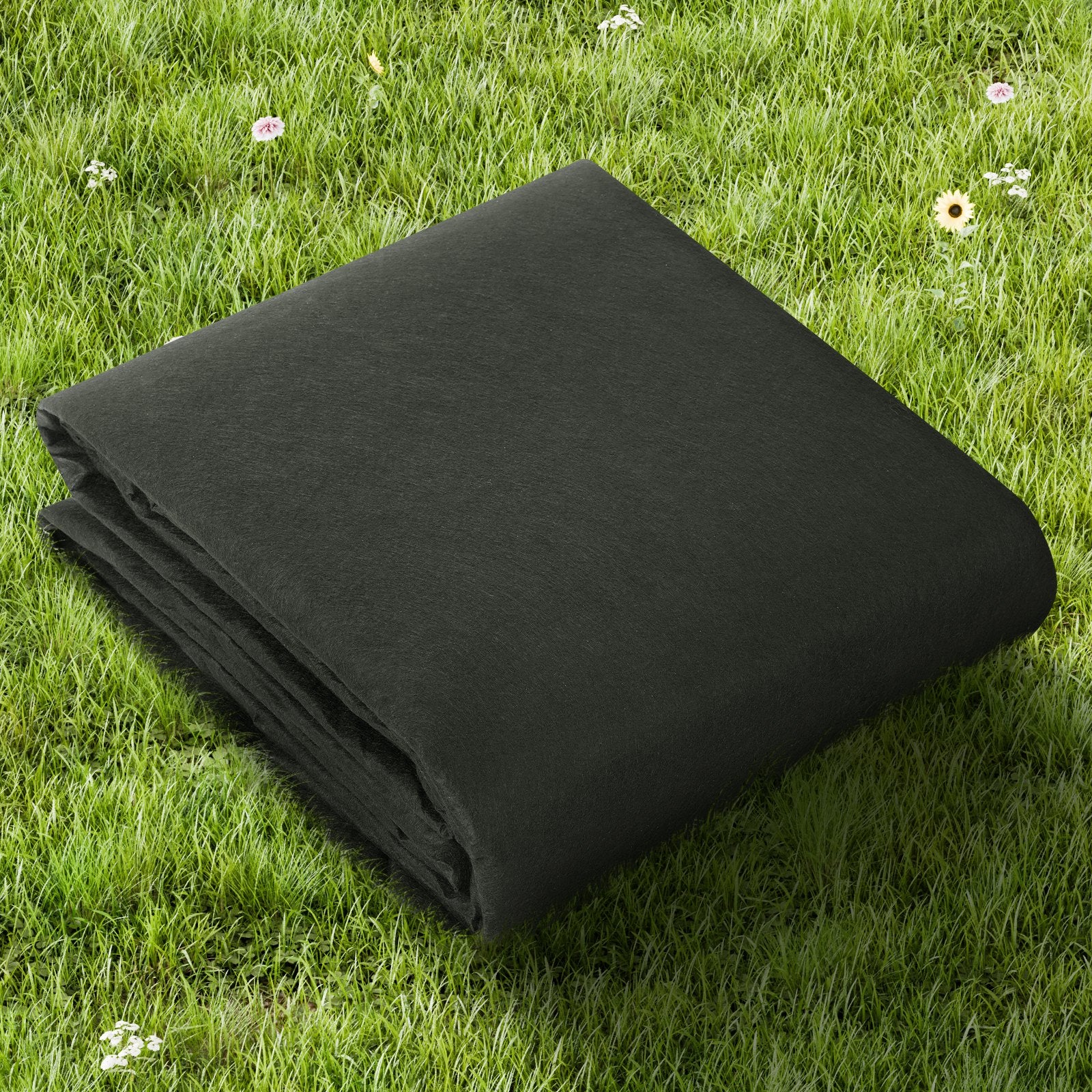 Canopies & Gazebos: VEVOR Non-Woven Geotextile Fabric 10x100FT 8OZ Ground Cover Weed Control Fabric, 3.0 x 30.5 m