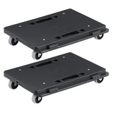 Mobility & Accessibility: VEVOR Furniture Dolly, 500 lbs Capacity Each Count, Furniture Mover with Wheels, Portable Moving Rollers 4 Wheels Heavy Duty, Small Flat Dolly Cart with Interlocking for Heavy Furniture, 2 Pack, Black