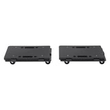 Mobility & Accessibility: VEVOR Furniture Dolly, 500 lbs Capacity Each Count, Furniture Mover with Wheels, Portable Moving Rollers 4 Wheels Heavy Duty, Small Flat Dolly Cart with Interlocking for Heavy Furniture, 2 Pack, Black