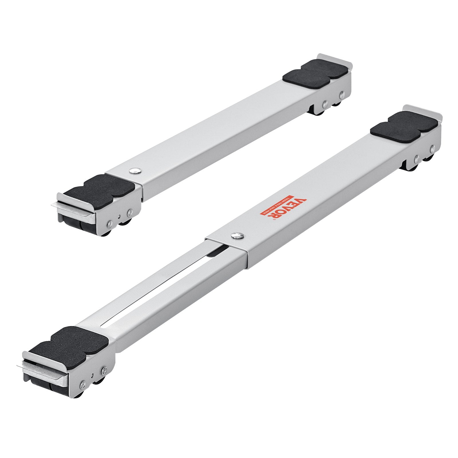 Commercial Cleaning Equipment: VEVOR Heavy Duty Furniture Appliances Rollers, 660 lbs Total Load, Extendable Appliance Rollers Mobile Washing Machine Base, Fridge Stand Dolly Movers for Refrigerators, Dryers, Dishwashers, White