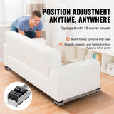 Commercial Cleaning Equipment: VEVOR Heavy Duty Furniture Appliances Rollers, 660 lbs Total Load, Extendable Appliance Rollers Mobile Washing Machine Base, Fridge Stand Dolly Movers for Refrigerators, Dryers, Dishwashers, White