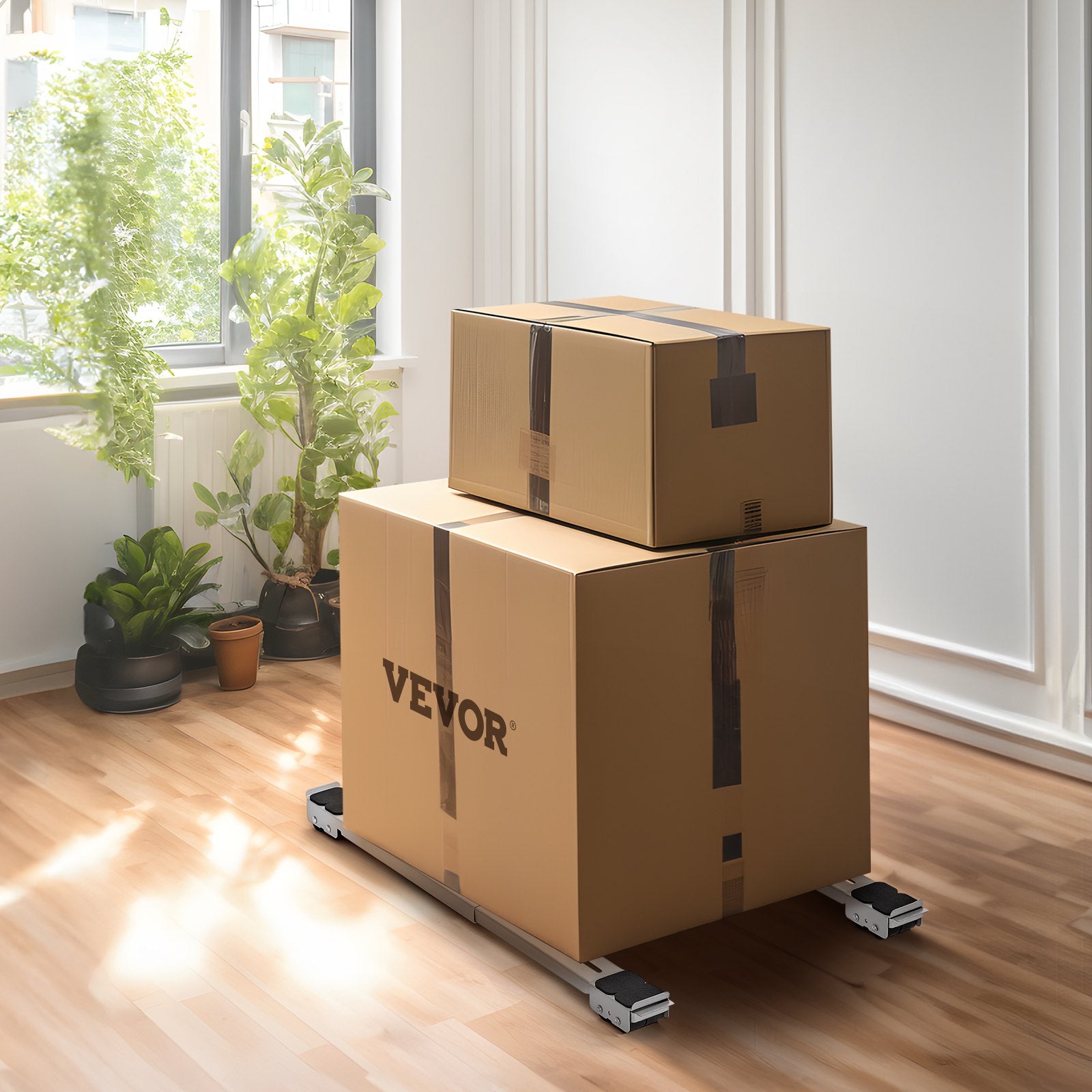 Commercial Cleaning Equipment: VEVOR Heavy Duty Furniture Appliances Rollers, 660 lbs Total Load, Extendable Appliance Rollers Mobile Washing Machine Base, Fridge Stand Dolly Movers for Refrigerators, Dryers, Dishwashers, White