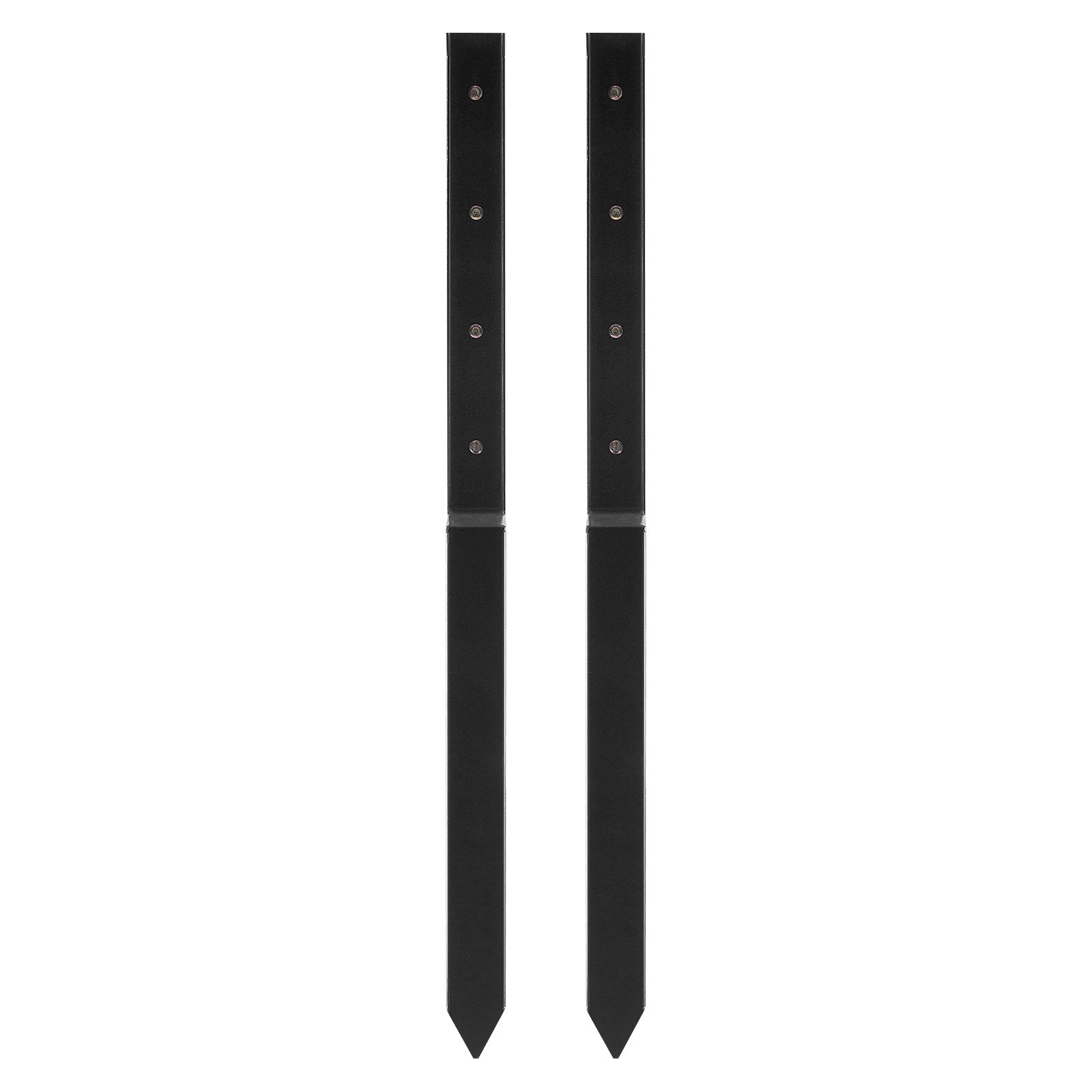 Fencing: VEVOR Fence Post Anchor Repair Kit, 2 Pack Inner Diameter 5 x5 cm Heavy Duty Steel Fence Post Support Stakes, Anchor Ground Spike for Repair Tilted, Broken Wood Fence Post