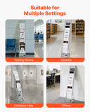 Kid's Tables, Chairs & Seats: VEVOR Brochure Display Rack, 10 Pockets Magazine Literature Display Stand, Portable Floor Standing Magazine Rack, Metal Newspaper Catalog Holders for Shop, Exhibitions, Office, Trade Show, Silver