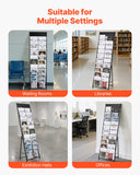 Kid's Tables, Chairs & Seats: VEVOR Brochure Display Rack, 20 Pockets Magazine Literature Display Stand, Portable Floor Standing Magazine Rack, Metal Newspaper Catalog Holders for Shop, Exhibitions, Office, Trade Show, Black