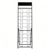 Kid's Tables, Chairs & Seats: VEVOR Brochure Display Rack, 20 Pockets Magazine Literature Display Stand, Portable Floor Standing Magazine Rack, Metal Newspaper Catalog Holders for Shop, Exhibitions, Office, Trade Show, Black
