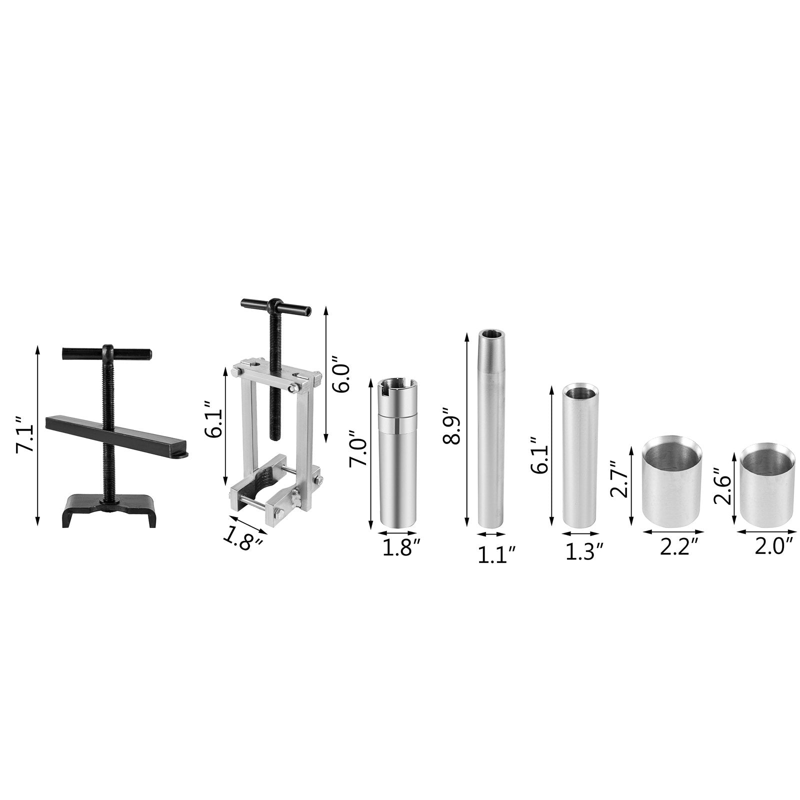 Automotive Repair & Speciality Tools: VEVOR Turbine Shaft, 6pcs Pump Stator Seal Ring Tools, Spring Compressor, Pump Puller Kit, Bushing Sizer Rotor Aligner, Pump Stator Seal Ring and Re-Sizer Kit for Thm700-R4 (Md8), 4L60, 4L60E, 4L70E