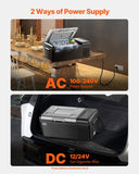 Fridges: VEVOR Portable Car Refrigerator Freezer Compressor 15L Single Zone for Car Home
