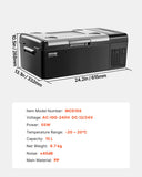 Fridges: VEVOR Portable Car Refrigerator Freezer Compressor 15L Single Zone for Car Home